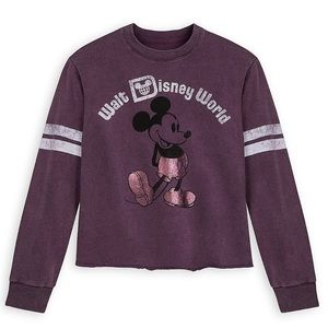 NWOT • Walt Disney World cropped Mickey jersey